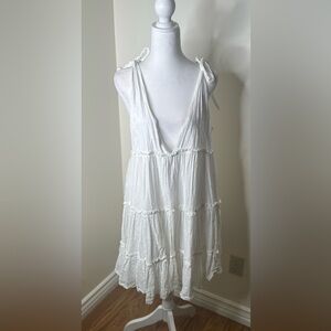 emory park white tiered eyelet dress
